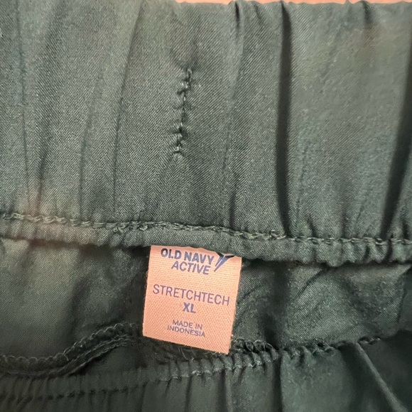 Old Navy Teal Stretchteck Track Pants with Elastic Waistband - Picture 3 of 3